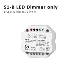 AC Triac LED Dimmer 220V 230V 110V with 2.4G Wireless RF Touch Remote Control Lamp Push PWM Dimmer Switch S1-B Dimming for Home