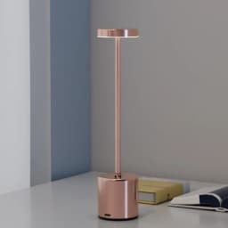 Portable LED Wireless Touch Desk Lamp Rechargeable Table Light 3 Colors Dimmable Bedside Creative Ambient Lamp for Room Decor