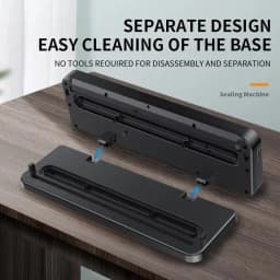 Household Vacuum Sealer Electric Vacuum Packaging Machine Kitchen Food Storage Tool One Touch To Operate Built-in Cutter