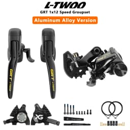 LTWOO GRT Disc 1x12 Speed Hydraulic Disc Brake Gravel Groupset Carbon Alloy Version ZRACE XG Caliper Flat Mount Capable GRX