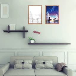 INS Anime Your Name Led Night Light Painting,USB Plug-in 3-colors Lighting Starry Sky Table Lamp Mood Lamp Couple Special Gift