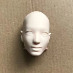 YUNYI 1/6 Male Doll Bald Head Super White Beige Brown Skin Doll Parts for DIY Makeup Practice Collectible Figure Accessories
