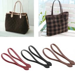 1pair PU Leather Shoulder Bag Strap Detachable Bag Handles Handbag Band Handle Replacement DIY Handbag Crafting Accessories HOT