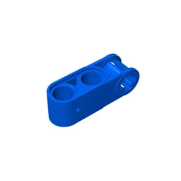 MOC PARTS GDS-936 Technical, Axle and Pin Connector Perpendicular 3L with 2 Pin Holes compatible with lego 42003 Assembles