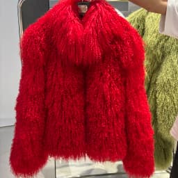 YOLOAgain High Collar Real Mongolia Sheep Fur Jacket For Women 2025 Winter Coats Outerwear