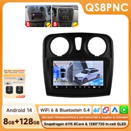 Hizpo Android Auto Radio For Renault Logan 2 2012-2019 Sandero 2 2014-2019 4G Car Multimedia GPS 2 Din Stereo CarPlay WIFI DSP