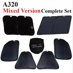Airbus Cockpit Windows Sunshade Set For Airbus A320 330 319 provides shading, sun blocking, and thermal insulation