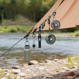 Homefish Quick Release Adjustable Crossbody Bag Belt Multifunction with Hanging Ring Outdoor Camping Shoulder Accessory