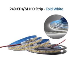 12V 24V SMD 2835 LED Strip Lights 5M 240Leds/m Warm Cool Natural White Bright Flexible Tape Lamp for Kitchen Room Decoration