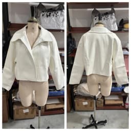 Fashion Solid Women's Jacket Stand Collar Zip Short Oversize Long Sleeves Loose Chic Top 2026 Autumn New High Street Daily Wear