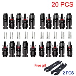 10/20/100pcs Solar Connectors 1000V 30A Solar Panel Branch PV Connectors Photovoltaic Connect Solar
