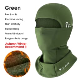 WEST BIKING Winter Warm Bicycle Balaclava Hat Full Face Windproof Bike Mask Caps Climbing Skiing Cycling Fleecr Cold-proof Hat