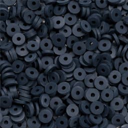 350Pcs/Lot 6mm Flat Round Polymer Clay Beads Loose Spacer Beads for Jewelry Making DIY Needlework Bracelet Necklace Earrings