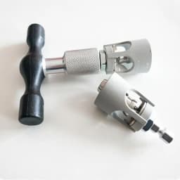Inner & Outer Chamfering, Reaming & Calibrating Tool for PEX/PERT Pipe - Aluminum Plastic Pipe Deburring Tool (Manual/Electric)