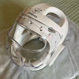 Wkf Approved White Karate Headgear Full Coverage Helmets for Children Adults Taekwondo Competition Training Customizable