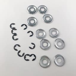 10Pcs Lawn Mower Chainsaw Clutch Drum Washer with E-Clip For Stihl MS250 MS260 MS290 MS440 MS460 MS660 for Husqvarna 362 365 371