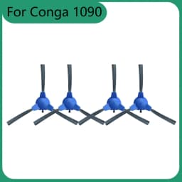 2/4/6 Pcs For Conga 1090 Vacuum Cleaner Brush Spare Parts Side Brush Accessories Cleaning Equipment Household Cleaning Supplies