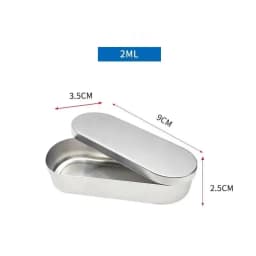 Medical aluminum High Temperature Sterilizer Box Profession acupuncture needle Disinfection Case Tools storage Tray Container