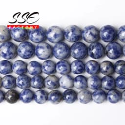 Natural Black Labradorite Stone Beads Round Larvikite Beads For Jewelry Making DIY Bracelet 4 6 8 10 12MM 15" Strand Wholesale