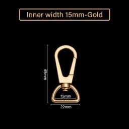 CRAZYSMITH Metal Bag Strap Spring Clip Buckles Lobster Clasp Carabiner Snap Hook DIY KeyChain Handbags Hardware Bag Accessories
