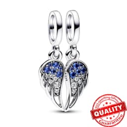 Boutique Unique 925 Sterling Silver Stars & Moon Dream Catcher Dreamy Blue Dangle Charm Fit Original Bracelet Fashion Jewelry