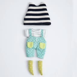 Handmade Cute Ob11 Doll Clothes Suit Ob11 Animal Hat Overalls Dolls Casual Sweater For Ymy, Obitsu 11, Molly, Gsc, 1/12 Bjd Doll