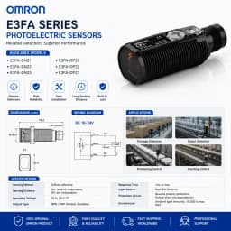 Original Omron E3FA Series Photoelectric Sensors E3FA-DN21 E3FA-DN22 E3FA-DN23 E3FA-DP21 E3FA-DP22 E3FA-DP23 Industrial Automati