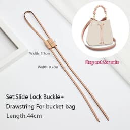 Bag Straps Drawstring For Lv Bucket Bag Replacement Tension Cords Bags Shoulder Slide Lock Buckle Bag Replacement Accessories