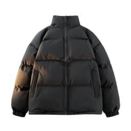 Men's Parkas Warm Basic Style Casual Jackets Thicken Winter Coat Puffer Jacket Solid Color Outwear Men's Clothing
