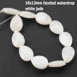 44 Types White Chalcedony Jade Agate Bead Natural Stone Rondelle Cube Faceted Loose Beads for Jewelry Making Bracelets Accessory