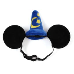 1pc Minnie Mouse Ear Hairband Blue Star Crescent Rod Soft Polyester Headpiece Girls Princess Party Birthday Creative Gift