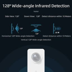 Tuya WiFi Zigbee PIR Motion Sensor Smart Home Human Body Infrared Detector Security Smart Life Works With Alexa Google Home