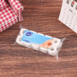 1:12 Dollhouse Miniature Paper Towel Roll Model Roll of Tissue Home Decor Toy Doll House Accessories Kids Pretend Play Toys