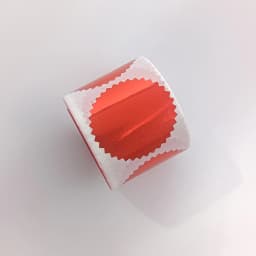 50mm Gear Sticker Concave Convex Printing Metallic Glossy Embossing Stamp Sticker Gift Package Sealing Sticker Scrapbook Sticker