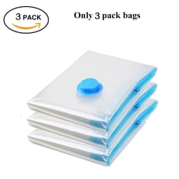 5/12/48PCS Vacuum Storage Bags For Clothes,Bedding,Space Saving Bags Storage Vacuum Seal Packet,Folding Compressed Organizer Bag