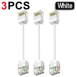 1-10PCS CAT6a Ethernet Cable LAN Super Light Cord UTP 10Gbps 550MHz High-speed Slim Ethernet Network Cable for PC Laptop Router