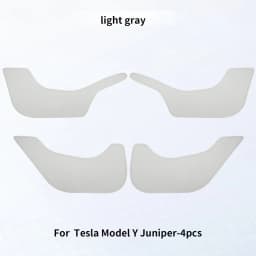 For Tesla Model Y Juniper/Model 3 Highland/Model YL Door Kick Pad, Front and Rear Door Panel Protection Pad, 4-Piece Set