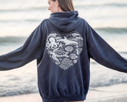 Whale Fish Sea Life Hoodie Pullover for Ocean Lovers Men Women Gift Diving Coconut Beachy Girl Autumn Fashion Sweatshirt Gifts