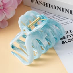 New Large Marble Stripes Pumpkin Hair Claws Crab Hairpins For Women Sweet Hair Clip Barrettes Headband Hair Accessories Styling