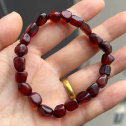 Original Amber Bracelets for Unisex New Genuine Irregular Beads Natural Black Medical Green Healing Jewelry Factory Unique Gift