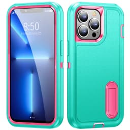 Heavy Armor Shockproof Defend Phone Case For iPhone 11 12 13 14 15 16 17 Pro Max 7 8 Plus SE 2022 Xs XR Plastic TPU Back Cover