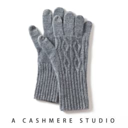 Winter High-Quality 100% Cashmere Knit Touch Screen Gloves Women Soft Warm Stretch Guantes Solid Color Casual Full Finger Guante