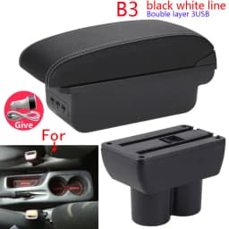For Suzuki Jimny Armrest Box Suzuki Jimny JB23 JB43 Car Armrest 1999-2017 Retrofit parts Arm Storage Box Car Accessorie