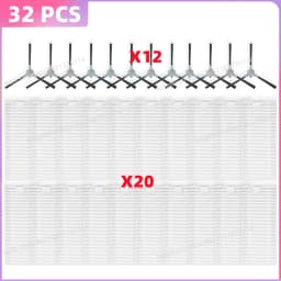 Fit For ROPVACNIC S1/ A1, PRETTYCARE C2, Tipdiy G90,Betboyles V75S, Liectroux N7S-U,VIPSUN Z1, EKAZA Zuno Mop Cloth Brush Filter