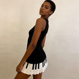 Summer Women Chic Patchwork Thin Skirts Lady Korean Slim Fit A-line Dress Girls Designer Retro Casual Short Skirts