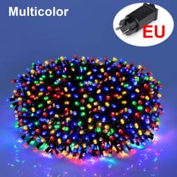 LED String Lights 10M-100M Waterproof Warm-White/ Fantasy Color For Festival Party Christmas Tree Outdoor Garden Courtyard Decor