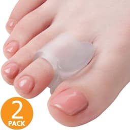 Orthotics Protector Bones Overlapping Pedicure 2pcs Toe Separator Ring Bunion Hallux Valgus Thumb Orthopedic Massage Correction