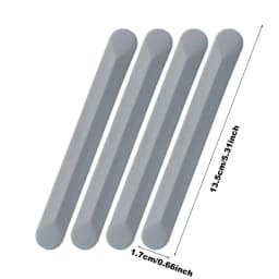 Scratch Guard For Car Auto Door Anti-Collision Sticker 4X Soft Side Edge Anti-Collision Strips For Door Edges And Rearview