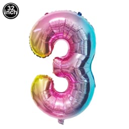 Balloon 1 Number Balloons Wild One Green Globe Blue Figure 1 Birthday Big Large 32 inch Red Rose Golden Silver Black Colorful