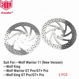Kaabo 145mm 160mm Brake Disc for Kaabo Warrior 11 Wolf King GT/GT Pro Electric Scooter Parts Disc Brake Pads E-Scooter